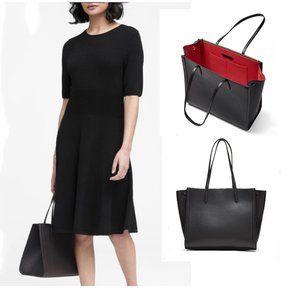 Banana Republic Italian Leather Large Tote